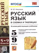 5-9 класс. Русский язык в таблицах и схемах.