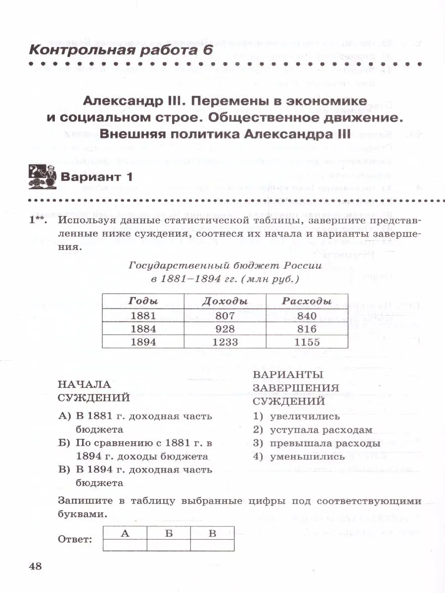 Соловьев. История России. 9 класс. Контрольные работы. УМК Торкунова —  купить по ценам от 150 ₽ в Москве | интернет-магазин Методлит.ру